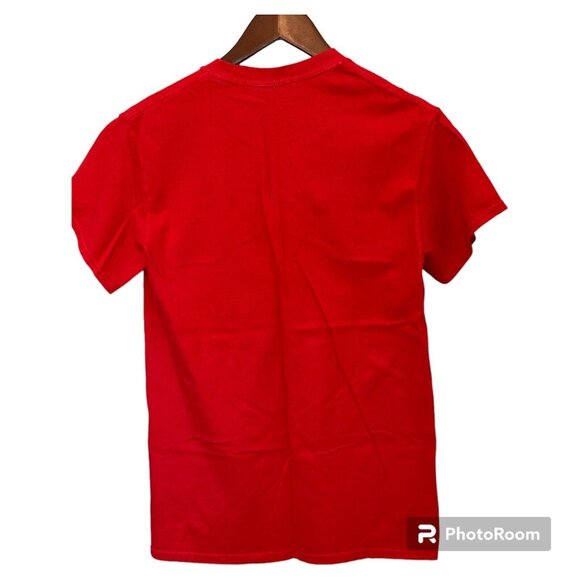 Liberty Professor Red S/S T-Shirt Men's Size S Protected By The 2nd 2A Patriot - Picture 2 of 6
